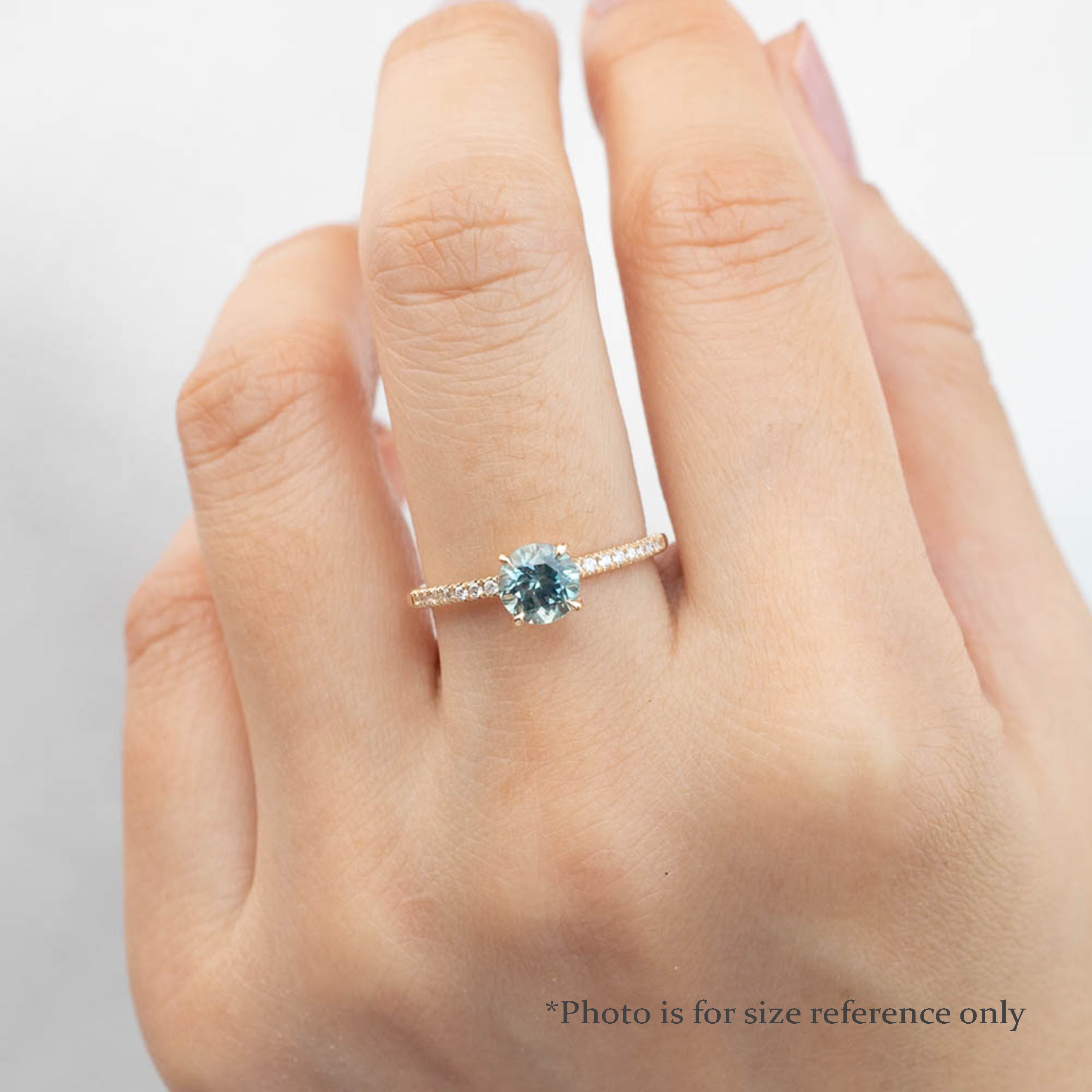 Maria Ring, 1.03ct Montana Sapphire