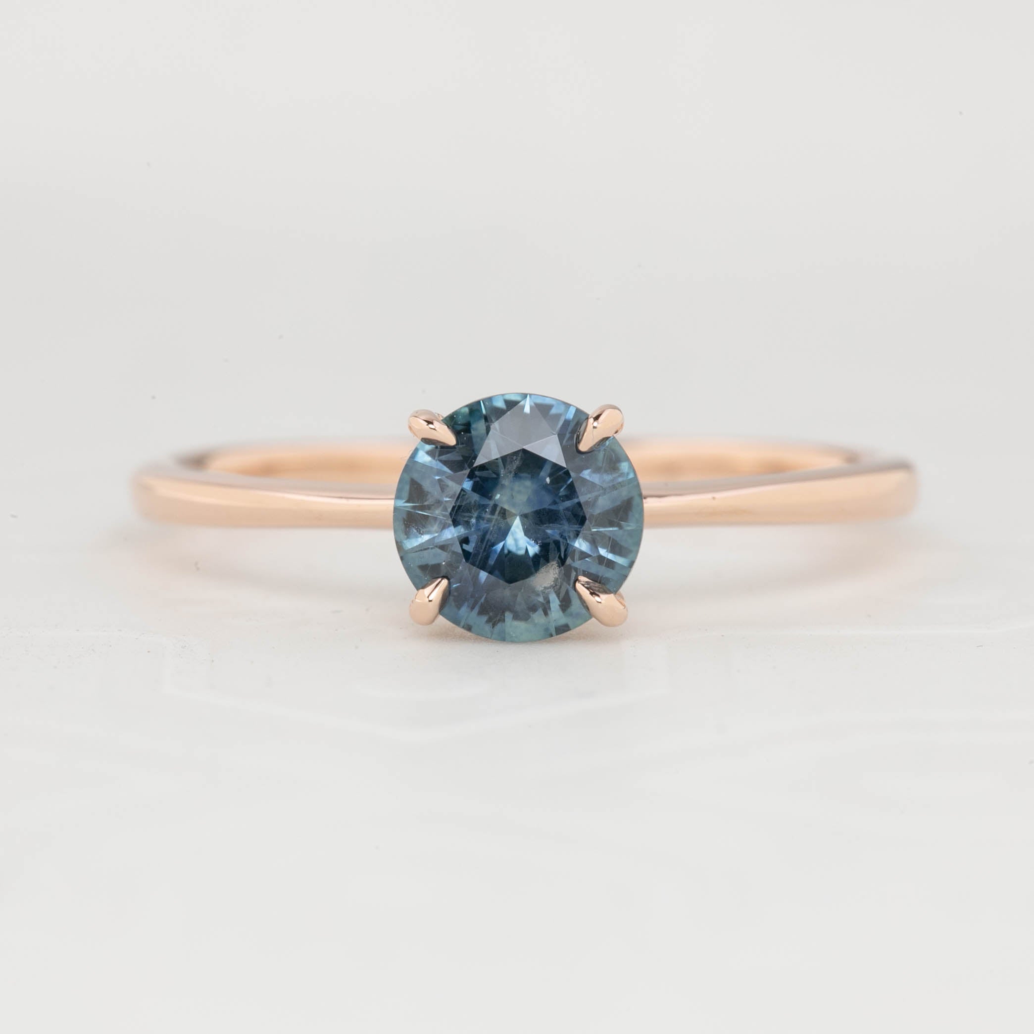 Nina Ring, 0.91ct Montana Sapphire