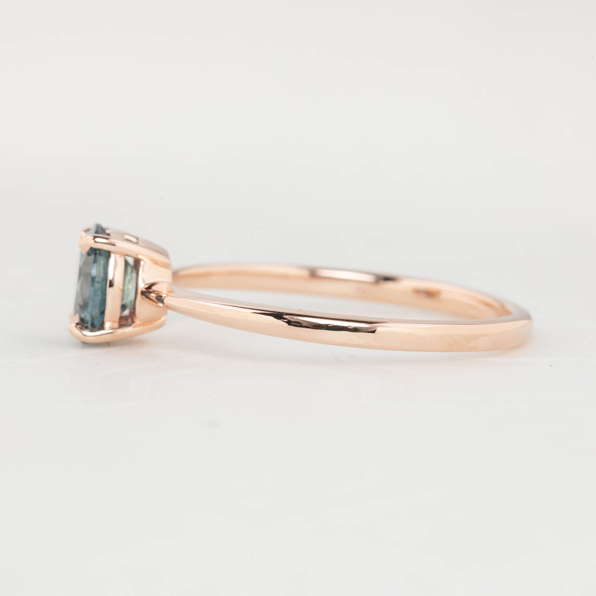 Nina Ring, 0.91ct Montana Sapphire