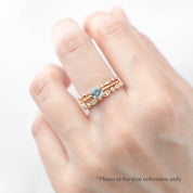 Sara Ring, 0.55ct Montana Sapphire
