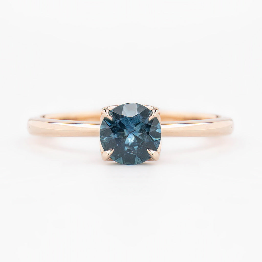 Sara Ring, 0.89ct Montana Sapphire