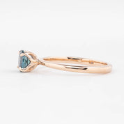 Sara Ring, 0.89ct Montana Sapphire