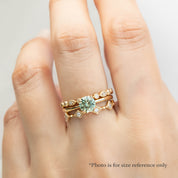 Sara Ring, 0.89ct Montana Sapphire