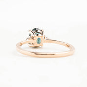 Emilie Ring, 1.23ct Queensland Sapphire, oval shape gemstone