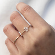 Lisa Oval Rose Cut Diamond Ring