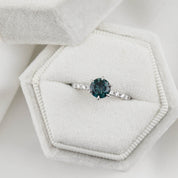 Maria Luxe Ring, 1.03ct Queensland Sapphire