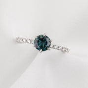 Maria Luxe Ring, 1.03ct Queensland Sapphire