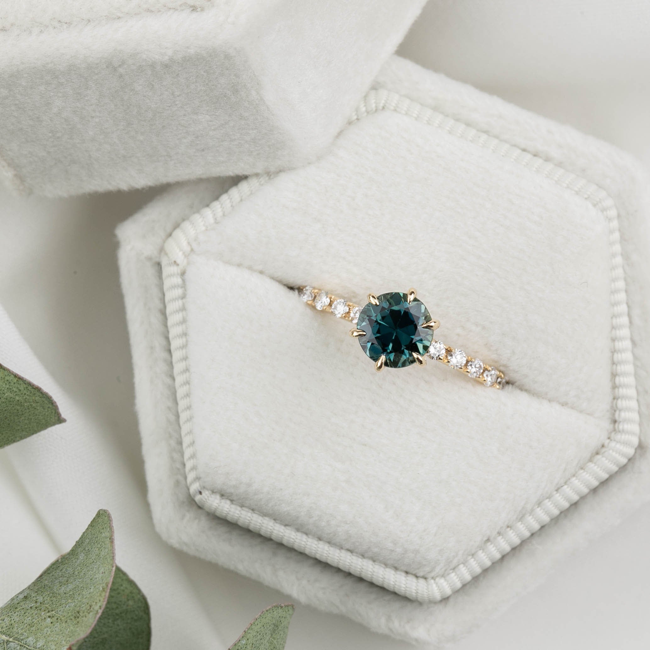 Maria Luxe Ring, 1.11ct Queensland Sapphire
