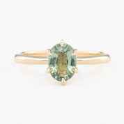 Floryn Ring, 1.19ct Unheated Sapphire, oval shape gemstone