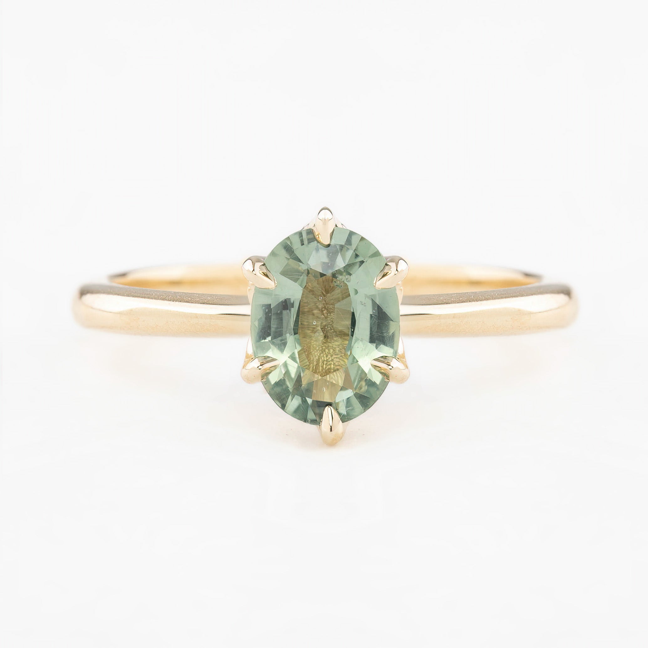 Floryn Ring, 1.19ct Unheated Sapphire, oval shape gemstone