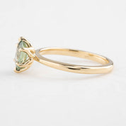 Floryn Ring, 1.19ct Unheated Sapphire, oval shape gemstone