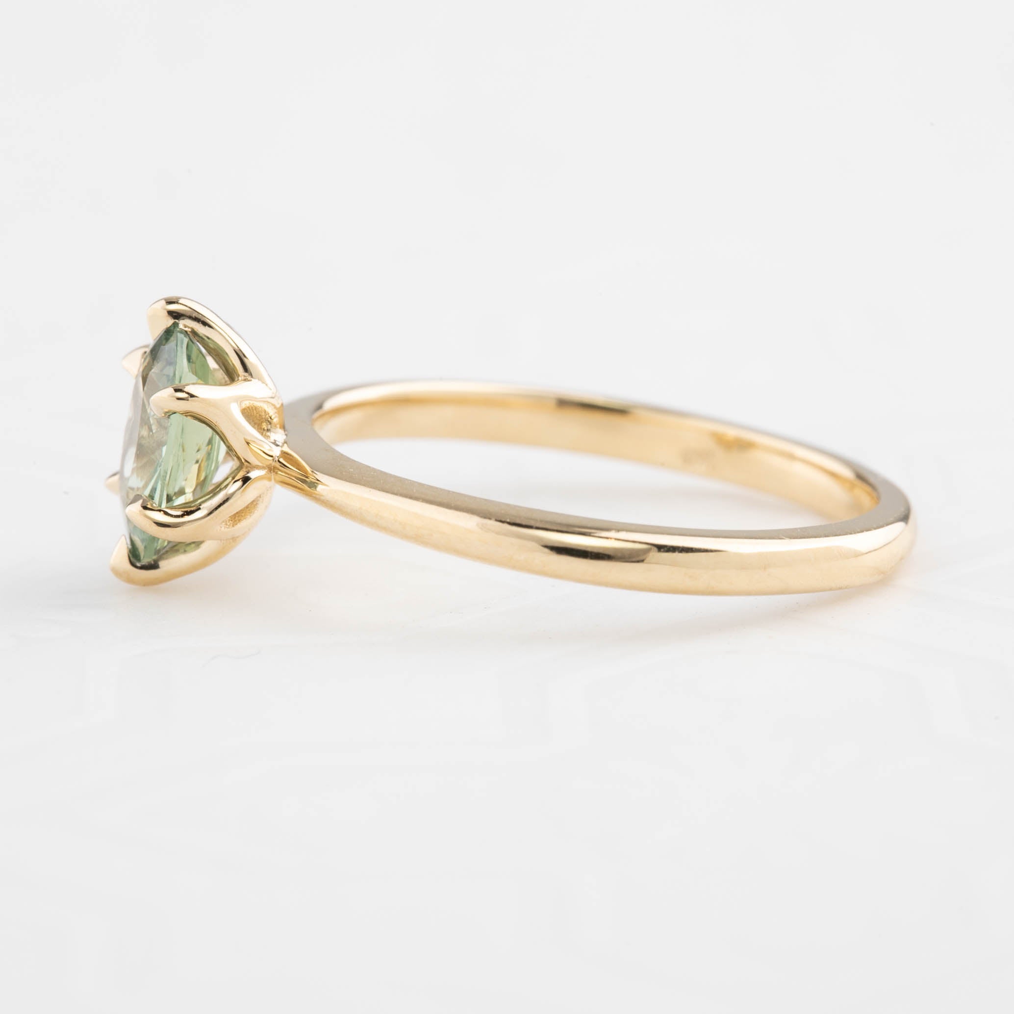 Floryn Ring, 1.19ct Unheated Sapphire, oval shape gemstone
