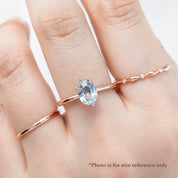 【一点物】フローリンリング ・1.11ct・非加熱グリーンサファイア・K14YG