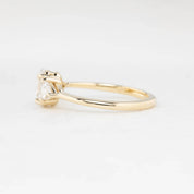 Madison Ring, 0.56ct Oval Rose Cut Diamond