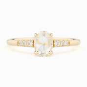 Gianna Oval Rose Cut Diamond Ring