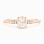 Gianna Oval Rose Cut Diamond Ring
