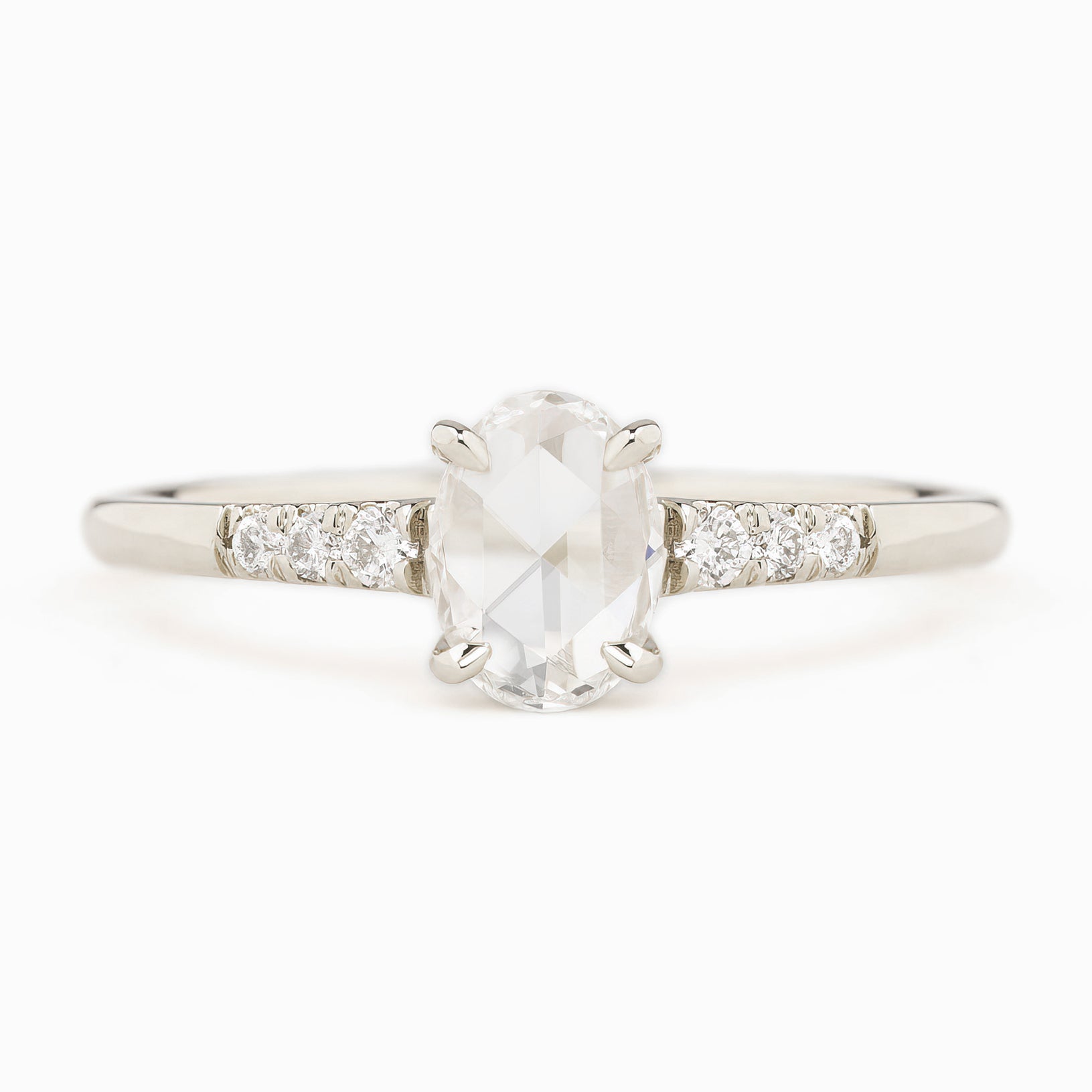 Gianna Oval Rose Cut Diamond Ring