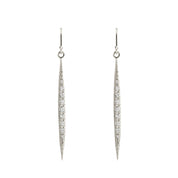 Diamond Crescent Earrings