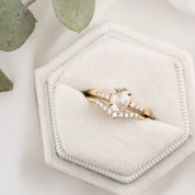 Gianna Oval Rose Cut Diamond Ring
