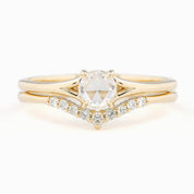 Kylie Ring, 0.30ct Round Rose Cut Diamond