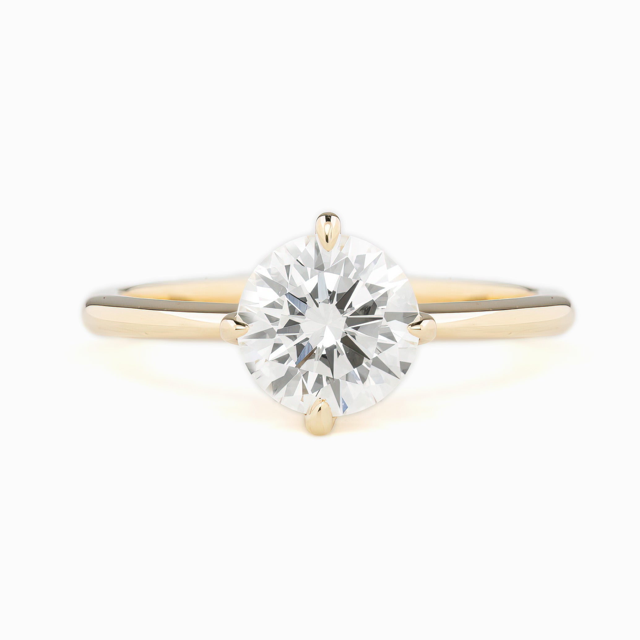 Alice Ring, 1.30ct Round Lab Diamond | IGI Certified