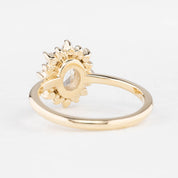 Victoria Ring, 0.50ct Oval Rose Cut Diamond