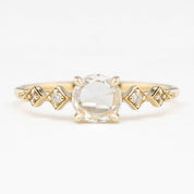 Celeste Ring, 0.49ct Round Rose Cut Diamond