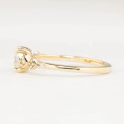 Celeste Ring, 0.49ct Round Rose Cut Diamond
