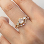 Diana Round Rose Cut Diamond Ring