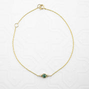 Dahlia Three Stone Bracelet Setting