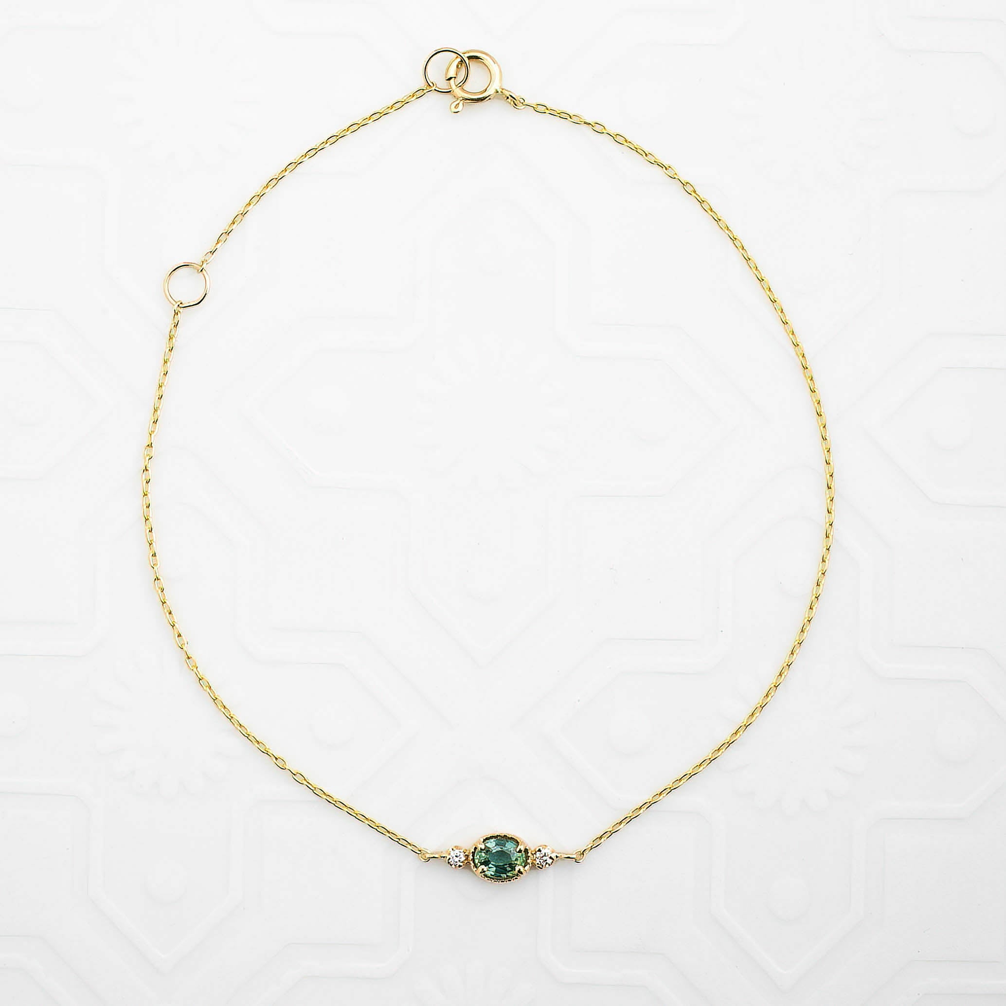Dahlia Three Stone Bracelet Setting