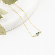 Dahlia Three Stone Necklace Setting