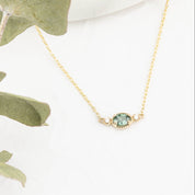 Dahlia Three Stone Necklace Setting
