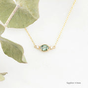 Dahlia Three Stone Necklace Setting