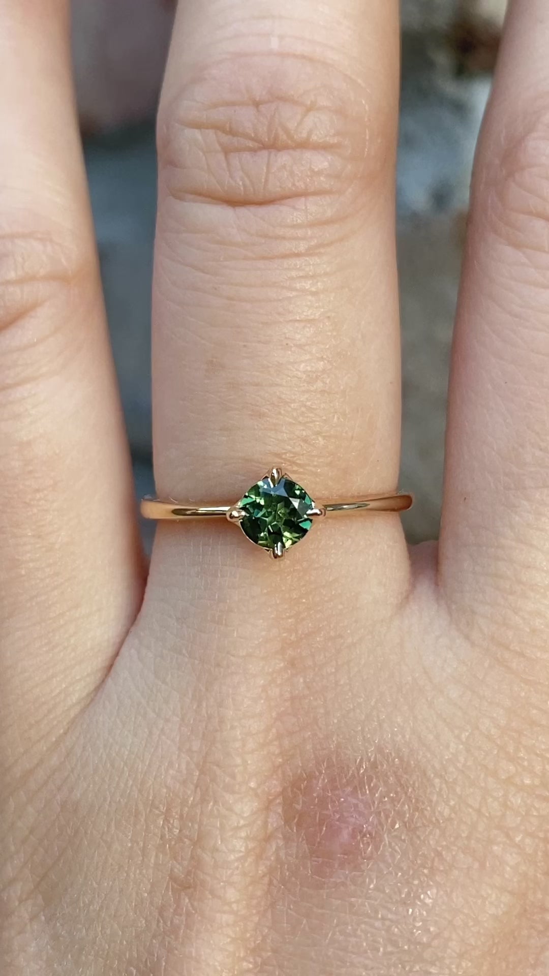 Alice Ring, 0.55ct Queensland Sapphire