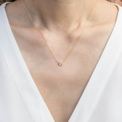 Dahlia 0.19ct Rose Cut Diamond Necklace