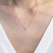 Dahlia 0.19ct Rose Cut Diamond Necklace