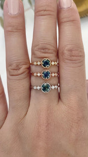 Stella Ring, 0.45ct Queensland Sapphire