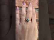 2.45ct Oval Cut Light Green Montana Sapphire