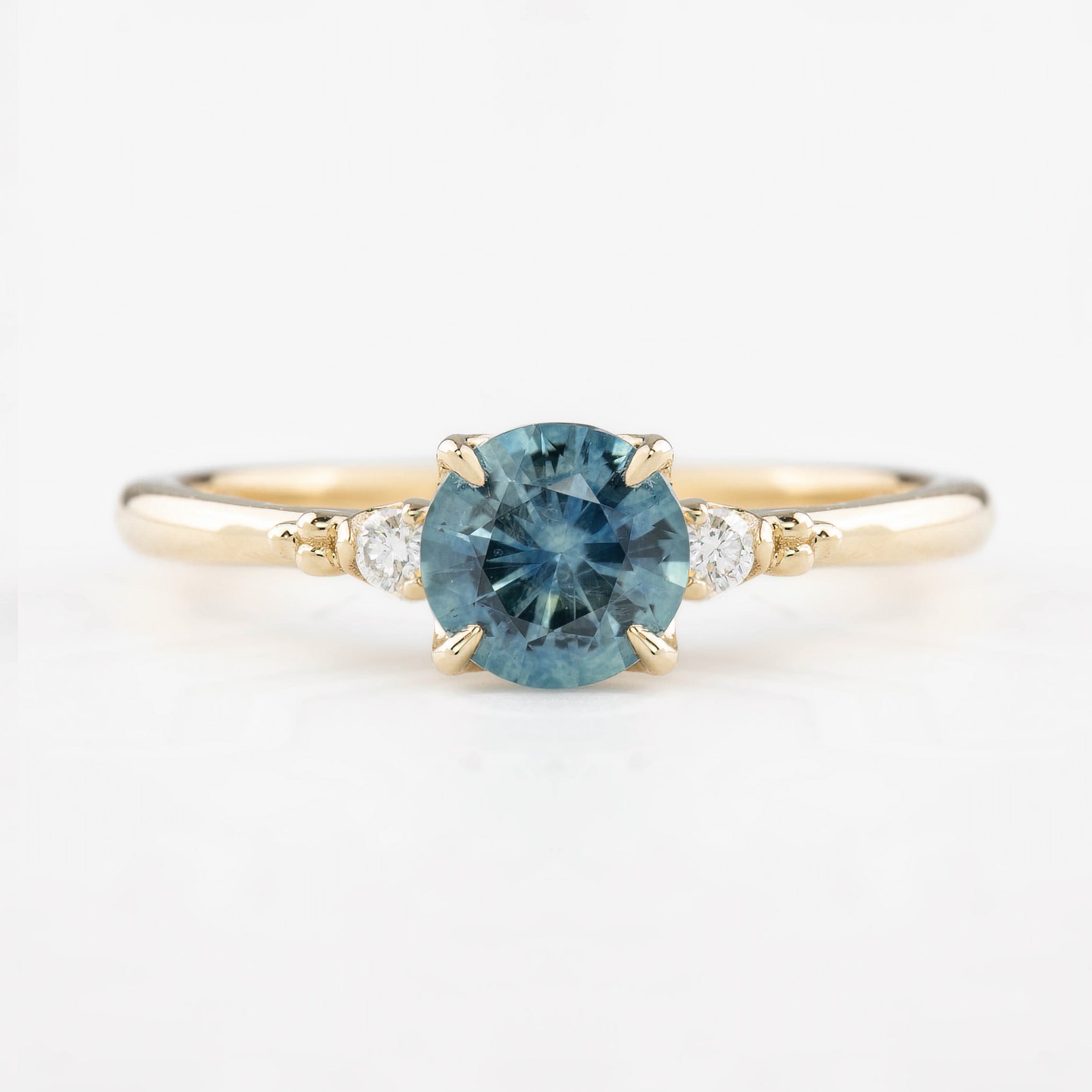 Estel Ring, 0.79ct Blue Montana Sapphire
