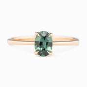 Sara Ring, 0.74ct Madagascar Sapphire, oval shape gemstone