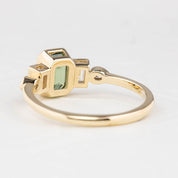 Edith Ring, 1.43/1.39ct Madagascar Sapphire