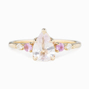 Estel Fleur Ring, 1.18ct Pink Madagascar Sapphire