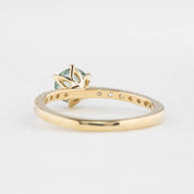 Maria Luxe Ring, 0.91ct Montana Sapphire