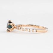Maria Luxe Ring, 1.01ct Montana Sapphire