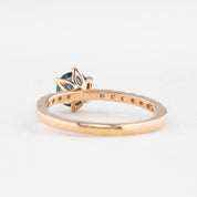 Maria Luxe Ring, 1.01ct Montana Sapphire
