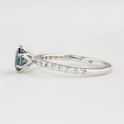 Maria Luxe Ring, 0.98ct Montana Sapphire