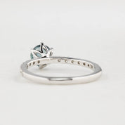 Maria Luxe Ring, 0.98ct Montana Sapphire