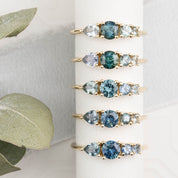 Droplets Sapphire Ring