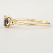 Estel Ring - 1.11ct Cushion Cut Gray Spinel (One of a kind)
